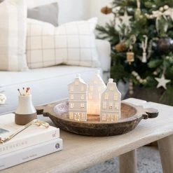 Heaven Sends Sale Porcelain House Tealight Holders