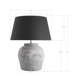 Bundle Sale Roman Lamp - Charcoal