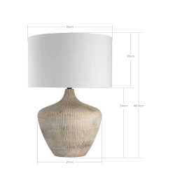 Bundle Grooved Natural Lamp
