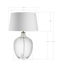 Bundle Glass Bubble Lamp - Charcoal Shade