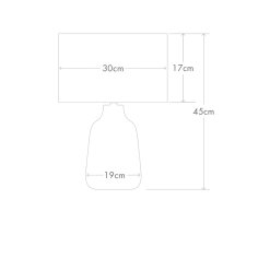 Bundle Etna Lamp Tall - White Shade Table Lamps