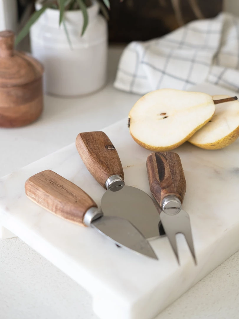 Bloomingville Acacia Wood Cheese Utensils Sale