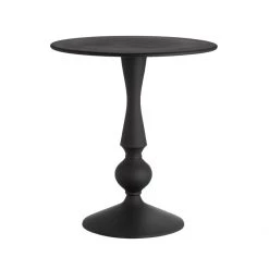 Wikholm Form Sale Black Metal Side Table