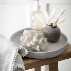 Affari Concrete Round Tray