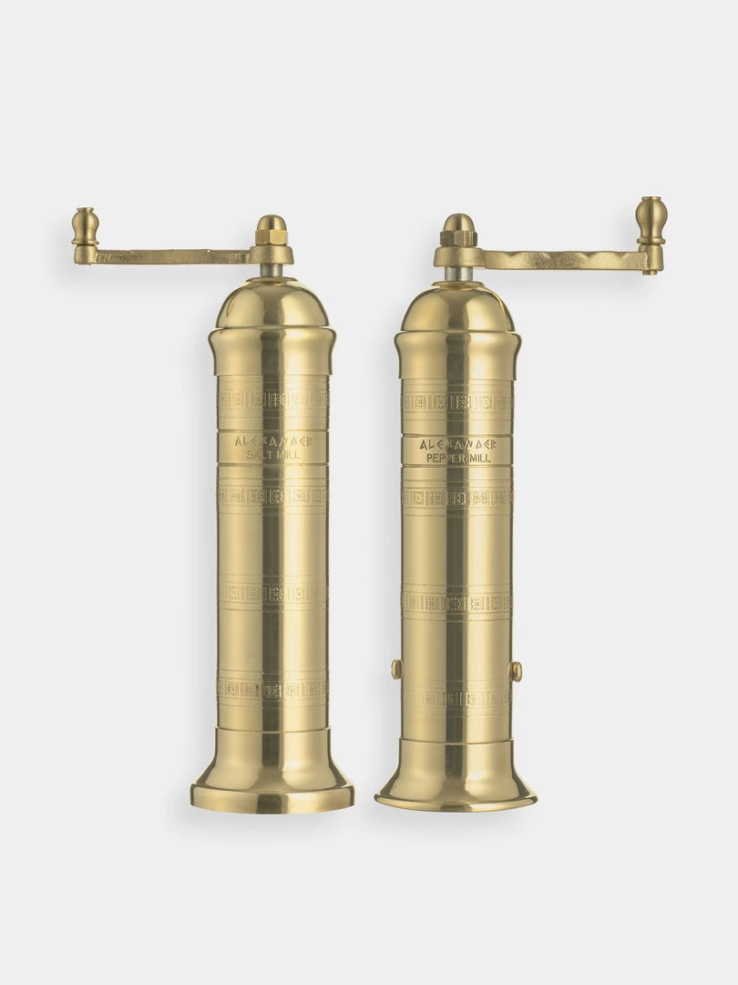 Bundle Brass Salt & Pepper Mill Set