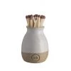 Hudson Home Stoneware Match Holder Candles & Holders