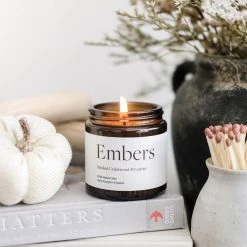 Hudson Home Candles & Holders Embers Jar Candle