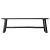 Gallery Direct Drop Ship Abrama Bench Large - Charcoal