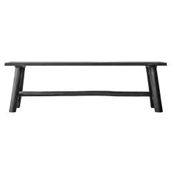 Gallery Direct Drop Ship Abrama Bench Large - Charcoal