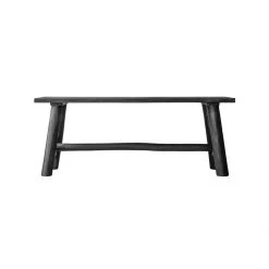Gallery Direct Drop Ship Seating Abrama Bench Small - Charcoal
