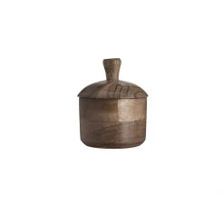 Bloomingville Mini Acacia Wood Jar Kitchen