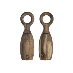Bloomingville Acacia Wood Salt & Pepper Mills