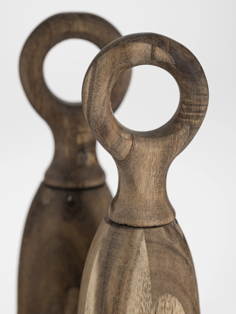 Bloomingville Acacia Wood Salt & Pepper Mills