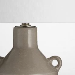 Bundle Ademia Ceramic Bottle Lamp With White Shade Sale