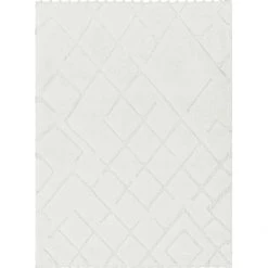 Asiatic Drop Ship New Adiana Vanilla Diamond Rug