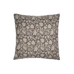 Hudson Home Amelia Flora Natural Cushion