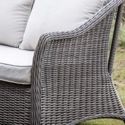 Gallery Direct Drop Ship Amira Garden Lounge Dining Set - Grey