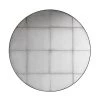 Gallery Direct Drop Ship Antiqued Grid Round Mirror Mirrors