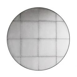 Gallery Direct Drop Ship Antiqued Grid Round Mirror Mirrors