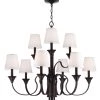 Elstead Drop Ship Tenyson Chandlier Chandeliers