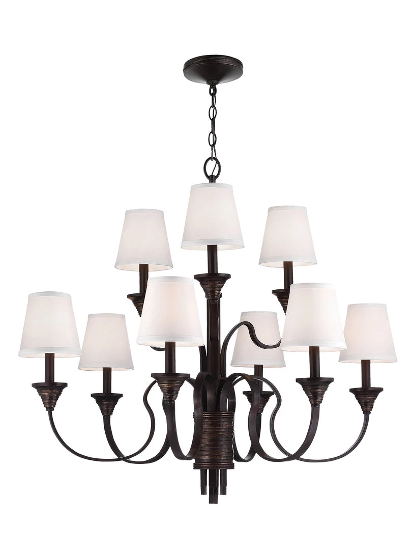 Elstead Drop Ship Tenyson Chandlier Chandeliers