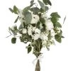 Bundle Faux Arrangements Faux Silver Dollar Eucalyptus & Lilac Arrangement