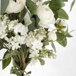 Bundle Faux Arrangements Faux Silver Dollar Eucalyptus & Lilac Arrangement