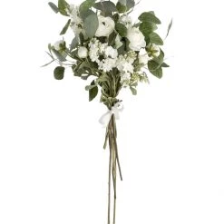 Bundle Faux Arrangements Faux Silver Dollar Eucalyptus & Lilac Arrangement