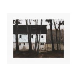 Zig Zag Art Prints Autumn Barns Art Print