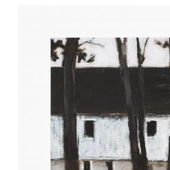 Zig Zag Art Prints Autumn Barns Art Print