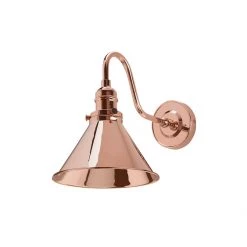 Elstead Drop Ship Avignon Polished Copper Wall Light