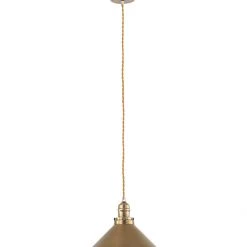 Elstead Drop Ship Pendants Avignon Aged Brass Pendant