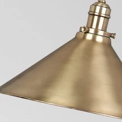 Elstead Drop Ship Pendants Avignon Aged Brass Pendant