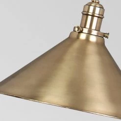 Elstead Drop Ship Avignon Aged Brass Rise And Fall Pendant Pendants