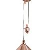 Elstead Drop Ship Avignon Polished Copper Rise And Fall Pendant Pendants