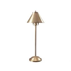 Elstead Drop Ship Avignon Aged Brass Stick Lamp