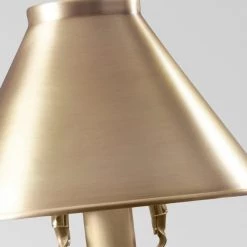 Elstead Drop Ship Avignon Aged Brass Stick Lamp