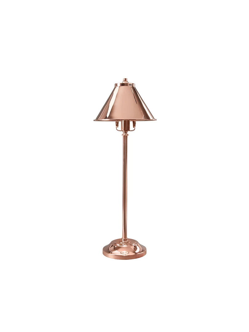 Elstead Drop Ship Table Lamps Avignon Polished Copper Stick Lamp