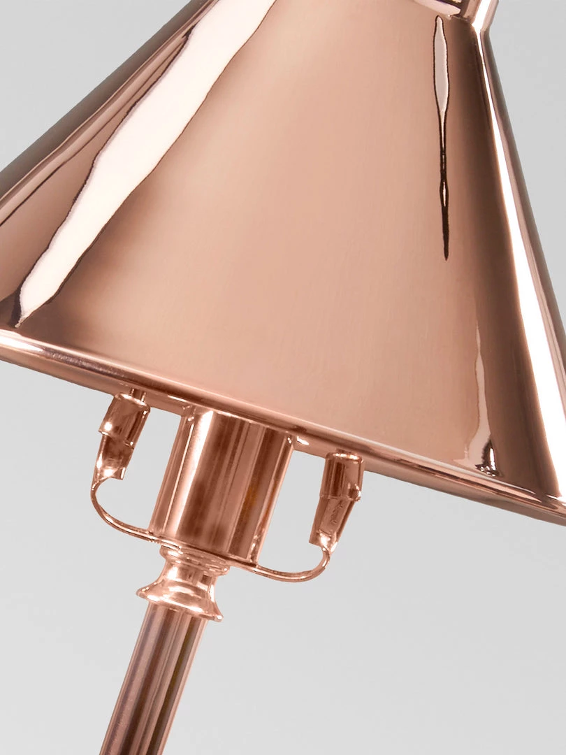 Elstead Drop Ship Table Lamps Avignon Polished Copper Stick Lamp