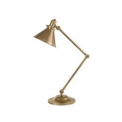 Elstead Drop Ship Avignon Aged Brass Table Lamp Table Lamps