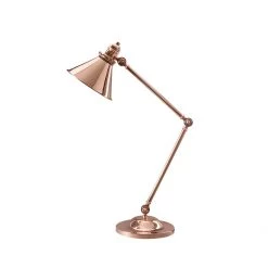 Elstead Drop Ship Avignon Polished Copper Table Lamp Table Lamps