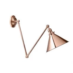Elstead Drop Ship Avignon Polished Copper Wall Light/Pendant