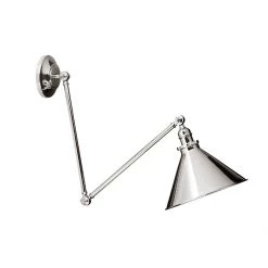 Elstead Drop Ship Avignon Polished Nickel Wall Light/Pendant