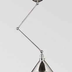 Elstead Drop Ship Avignon Polished Nickel Wall Light/Pendant