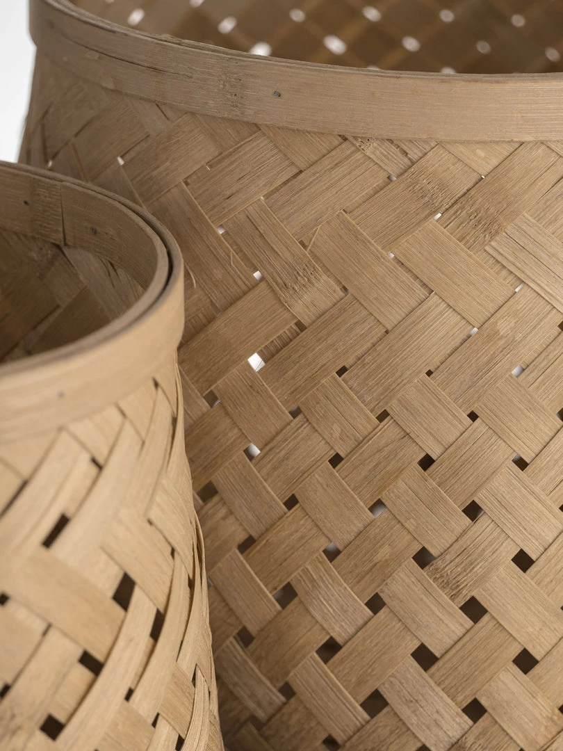 IB Laursen Bamboo Braided Basket