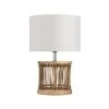 Pacific Bayu Natural Ribbed Small Table Lamp