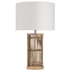 Pacific Bayu Natural Ribbed Tall Table Lamp Table Lamps