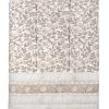 Hudson Home Throws & Quilts Floral Blockprint Quilt