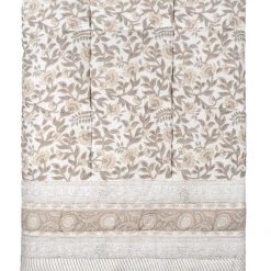 Hudson Home Throws & Quilts Floral Blockprint Quilt