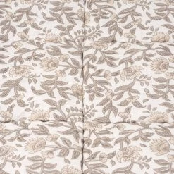 Hudson Home Throws & Quilts Floral Blockprint Quilt